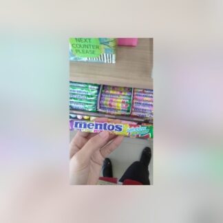 Mentos Rainbow Display