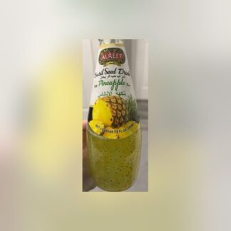 pRAN PINEAPPLE DRINK WITH BASIL SEED 250 ML